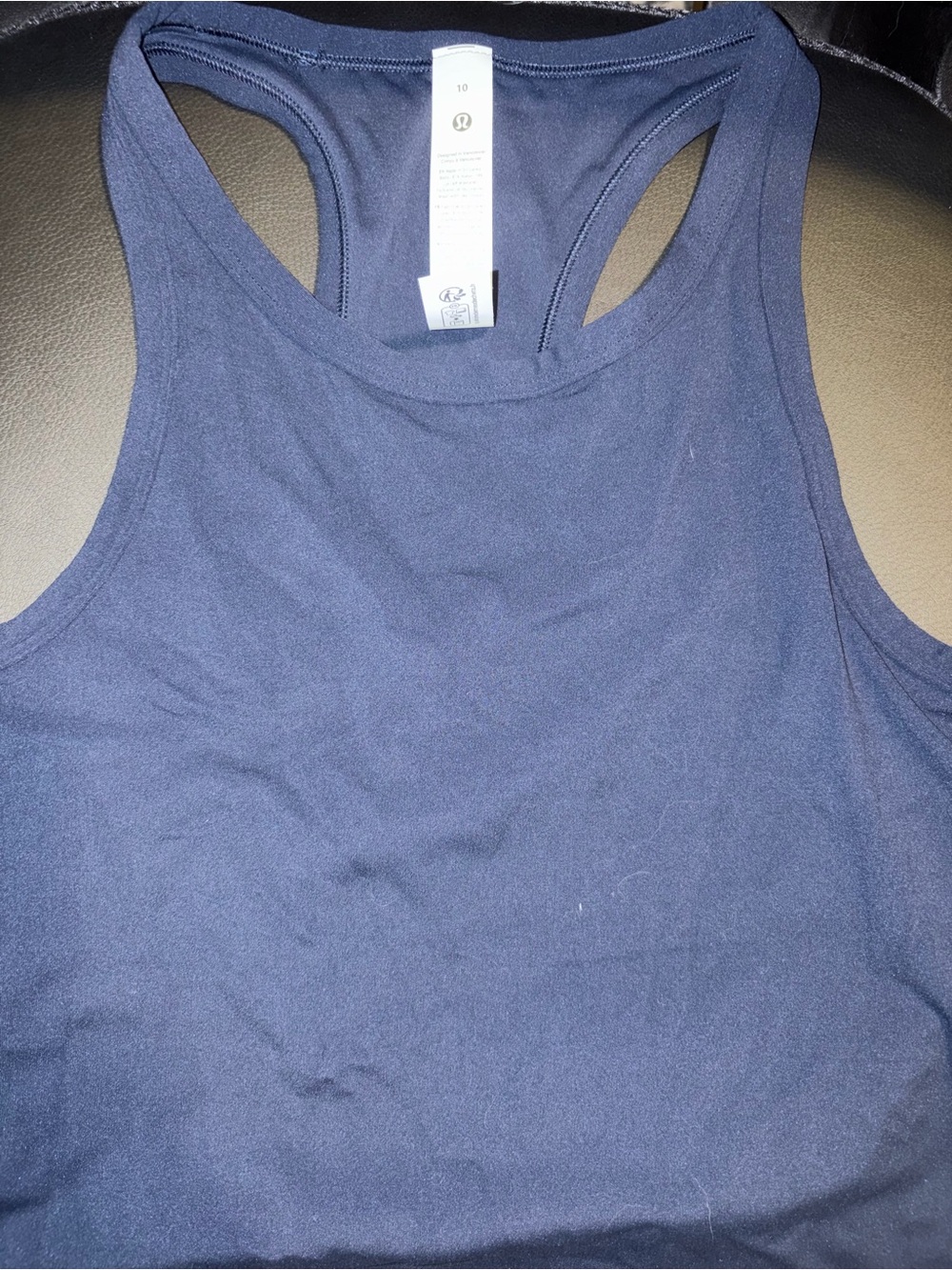 lululemon athletica Navy Racerback Tank Top